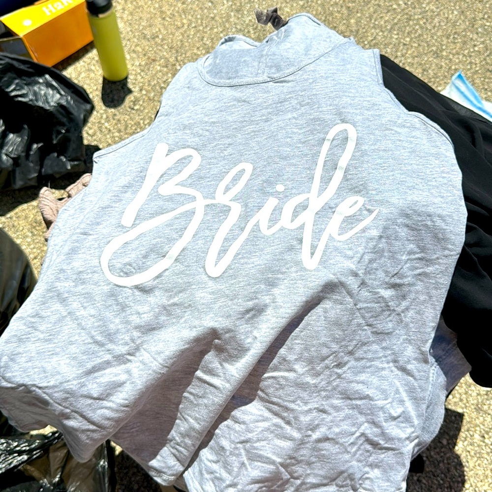 Bride tank top Large. Never worn